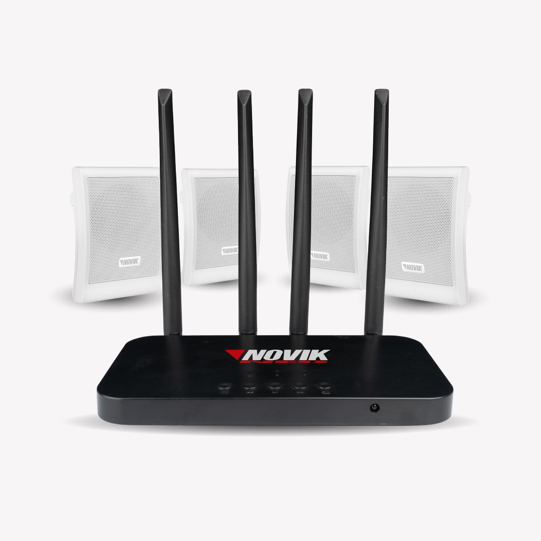 SISTEMA DE INSTALACIÓN CON TRANSMISOR UHF NOVIK AIR MUSIC