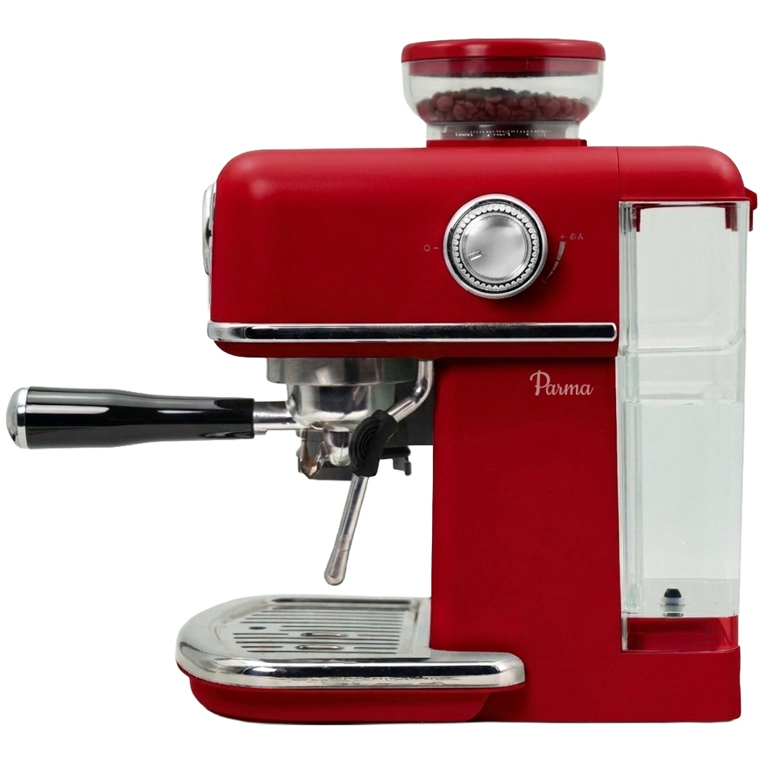 CAFETERA EXPRESS CON MOLINILLO TELEFUNKEN PARMA ROJA