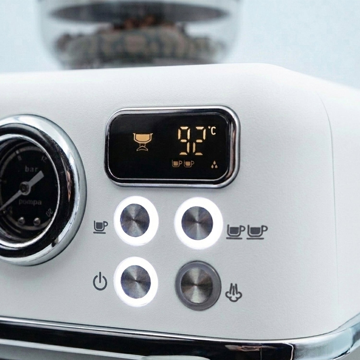 CAFETERA EXPRESS CON MOLINILLO TELEFUNKEN PARMA BLANCA