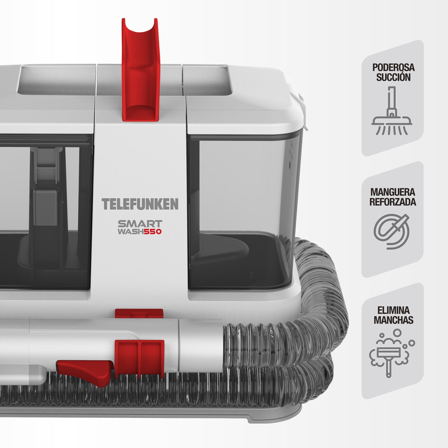 ASPIRADORA LIMPIA TAPIZ TELEFUNKEN SMART WASH 550
