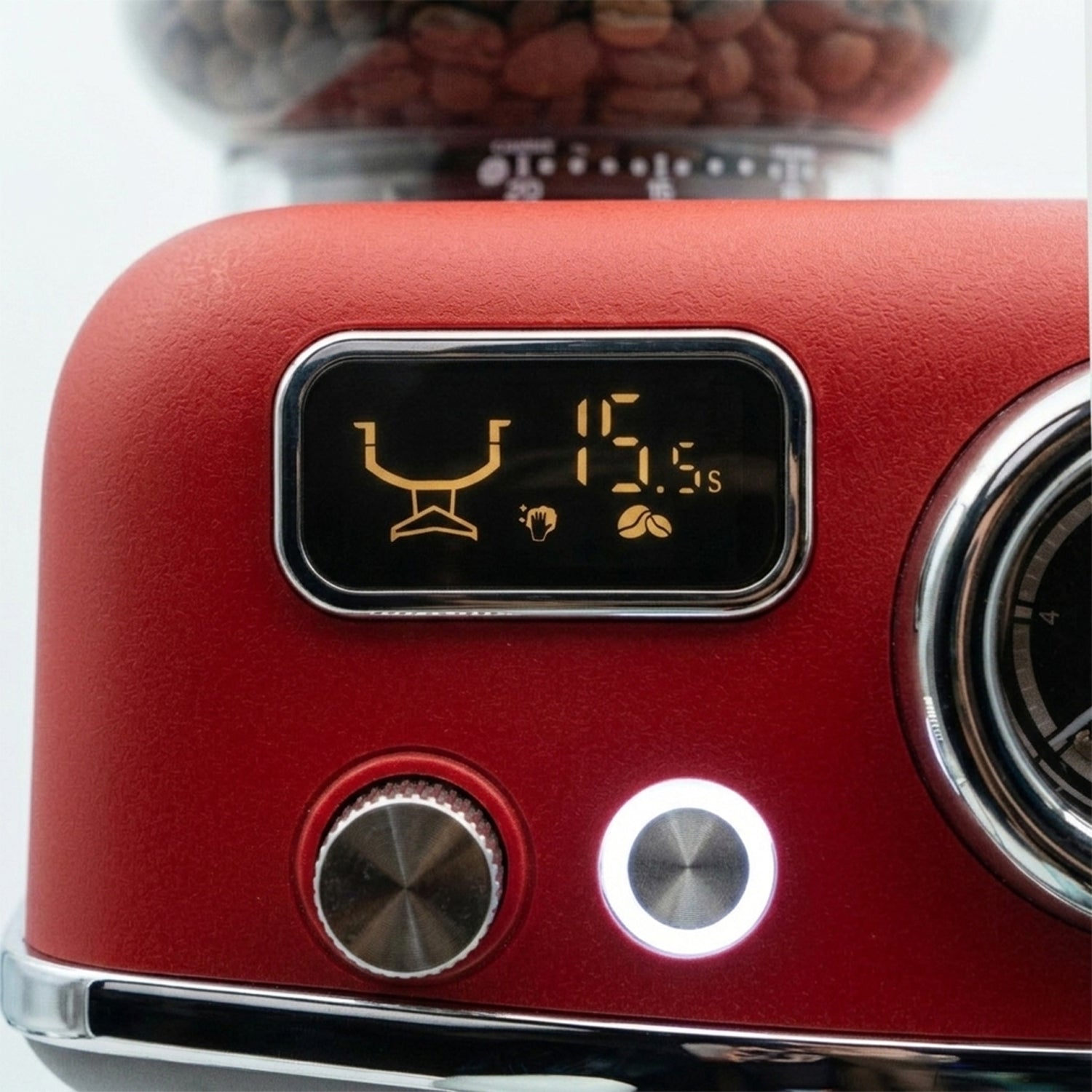 CAFETERA EXPRESS CON MOLINILLO TELEFUNKEN PARMA ROJA