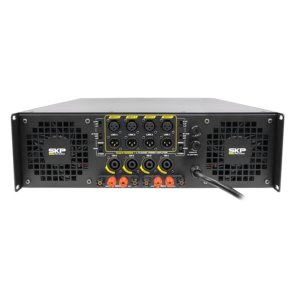AMPLIFICADOR DE POTENCIA 4 CANALES SKP MAX-10000