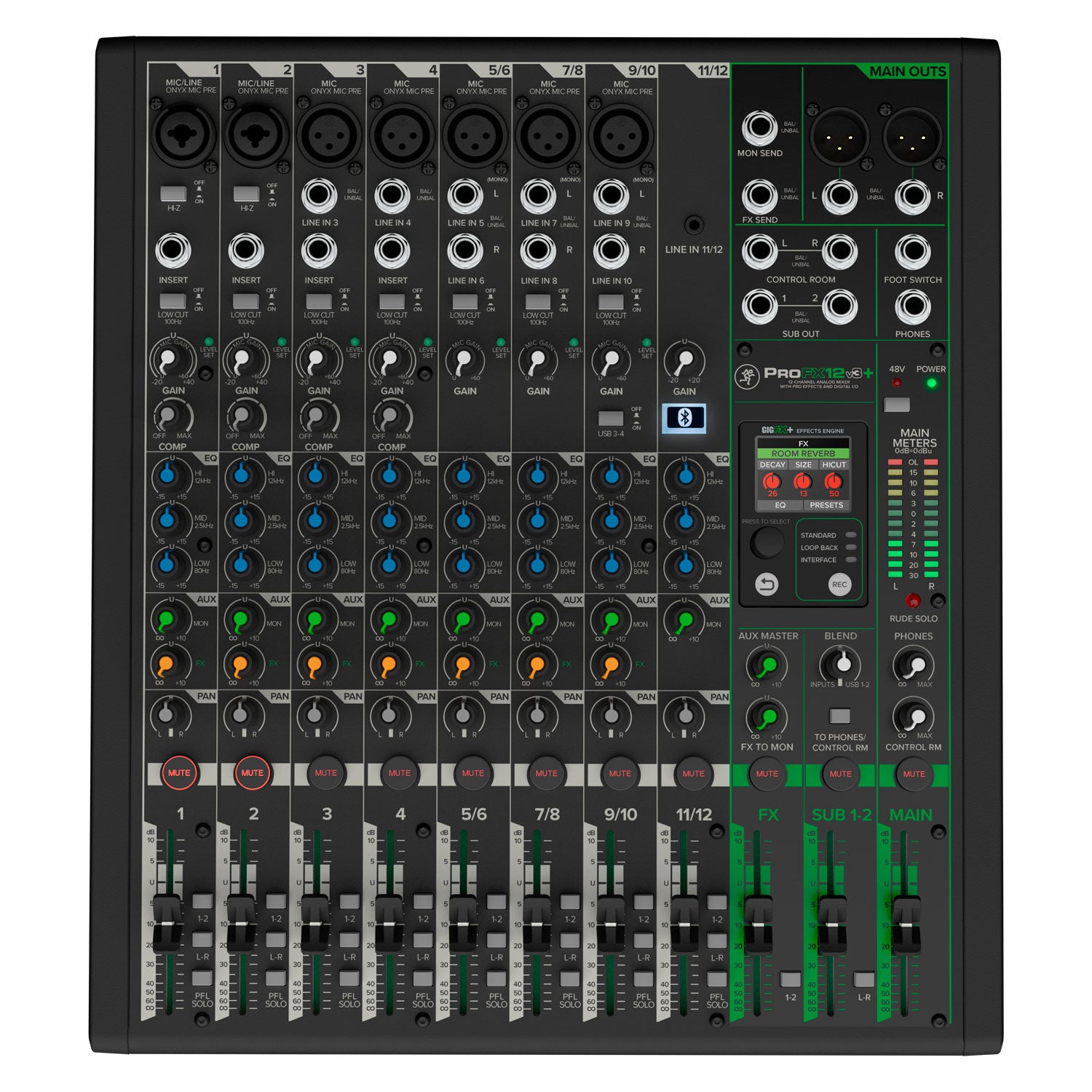 CONSOLA MACKIE PROFX12V3+