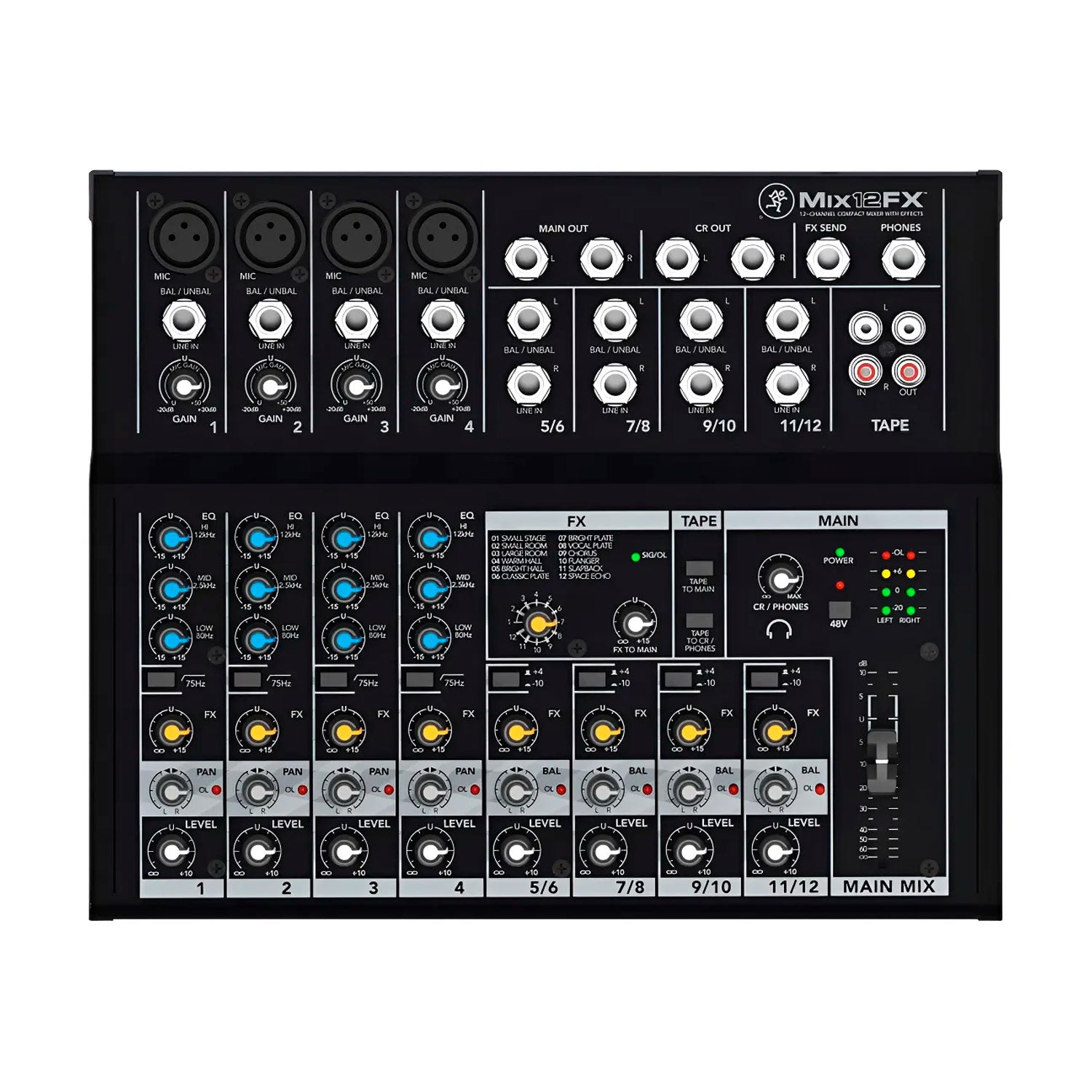 CONSOLA MEZCLADORA MACKIE MIX12FX