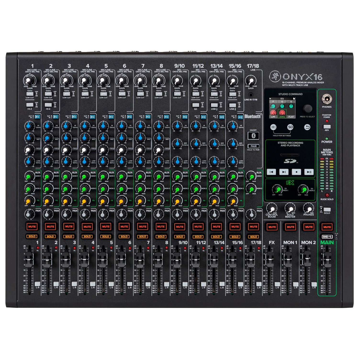 CONSOLA ANALOGO MACKIE ONYX16