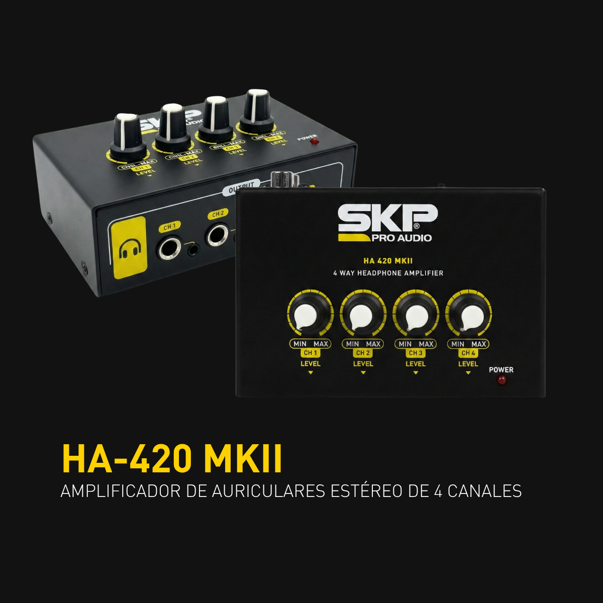 AMPLIFICADOR DE AUDIFONOS SKP HA 420 MKII