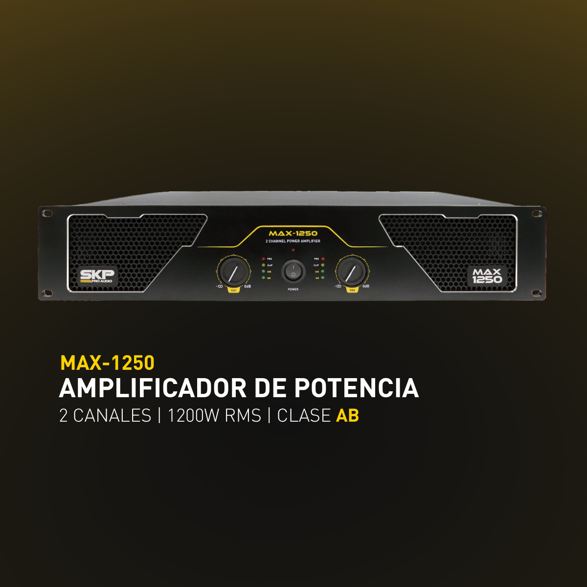AMPLIFICADOR DE POTENCIA SKP MAX 1250