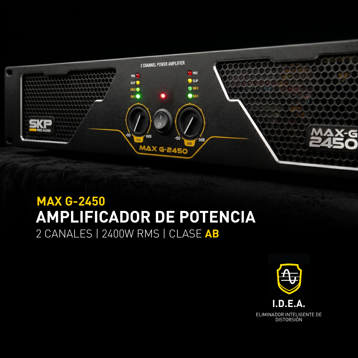 AMPLIFICADOR DE POTENCIA SKP MAX G-2450