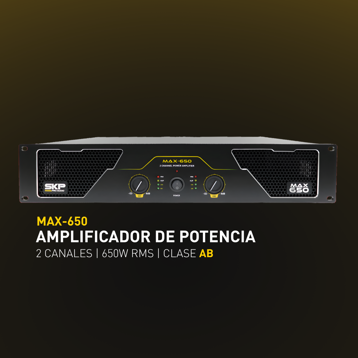 AMPLIFICADOR DE POTENCIA SKP MAX 650