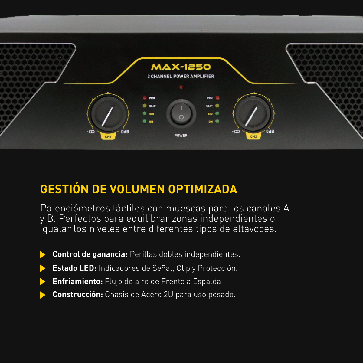 AMPLIFICADOR DE POTENCIA SKP MAX 1250