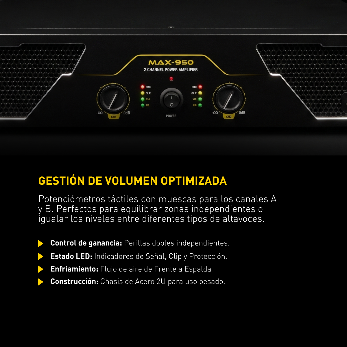 AMPLIFICADOR DE POTENCIA SKP MAX 950