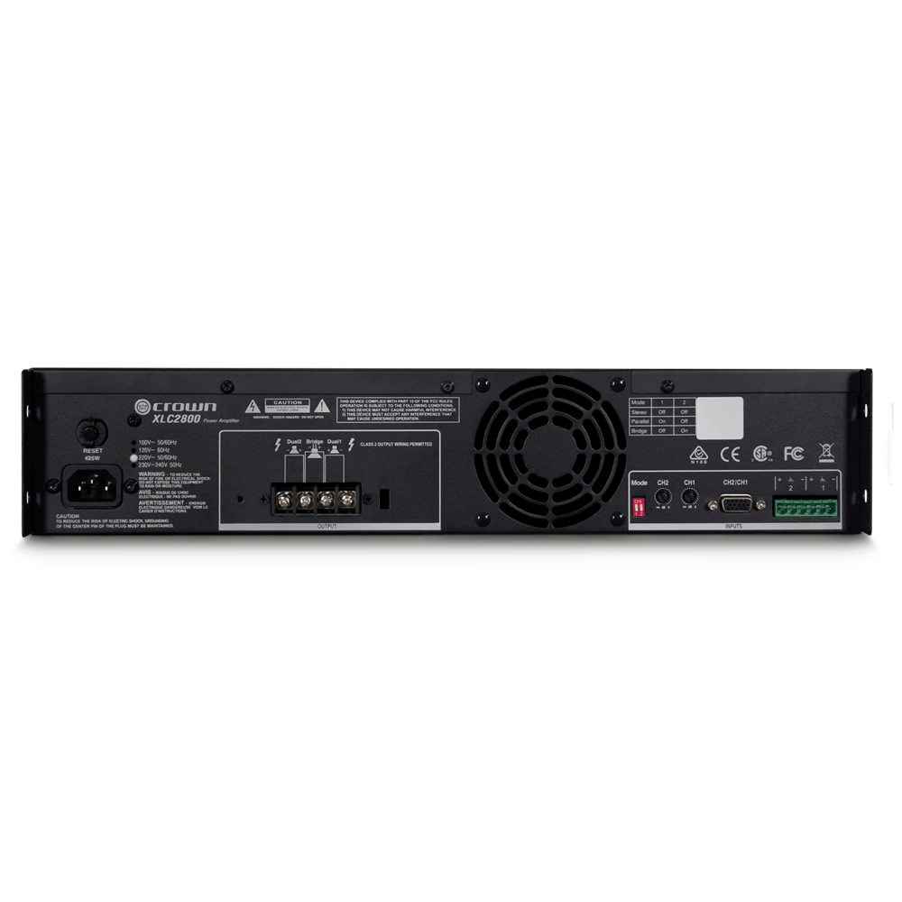 AMPLIFICADOR DE POTENCIA CROWN XLC 2800