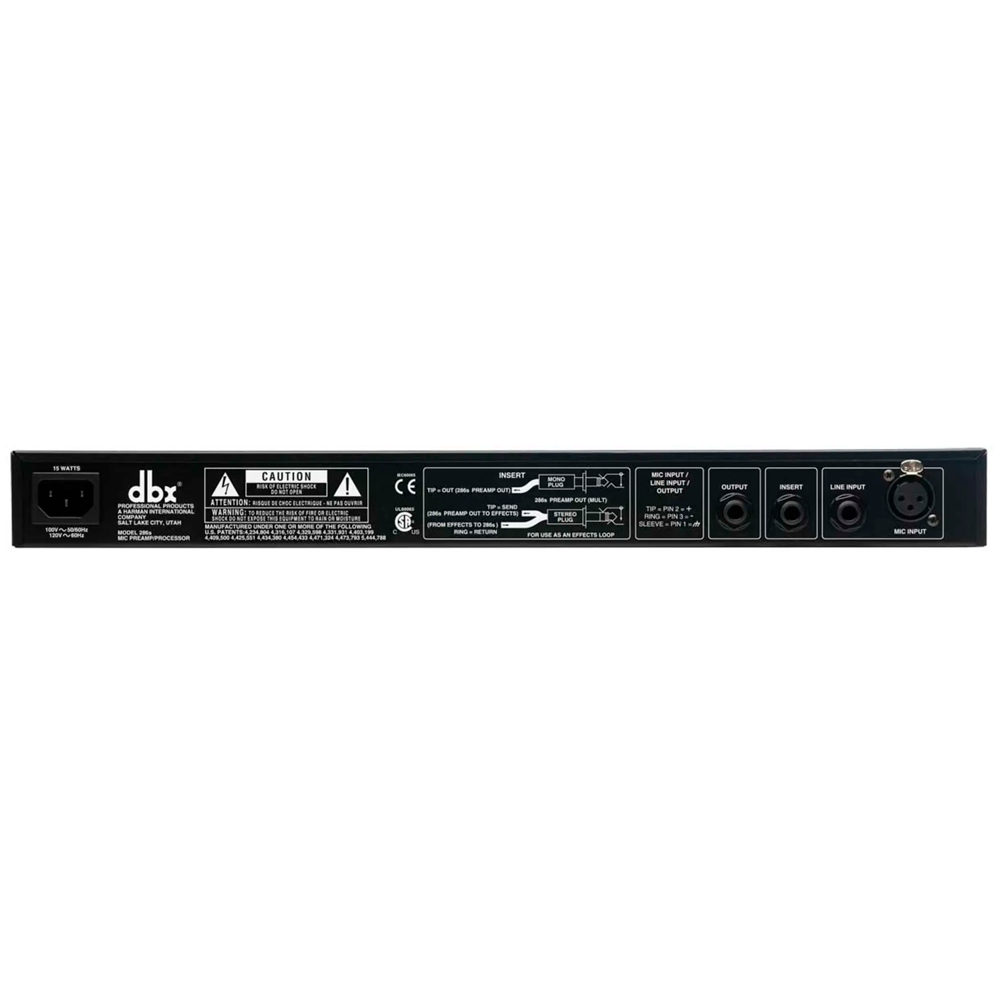 PREAMPLIFICADOR DE MICROFONO DBX 286S