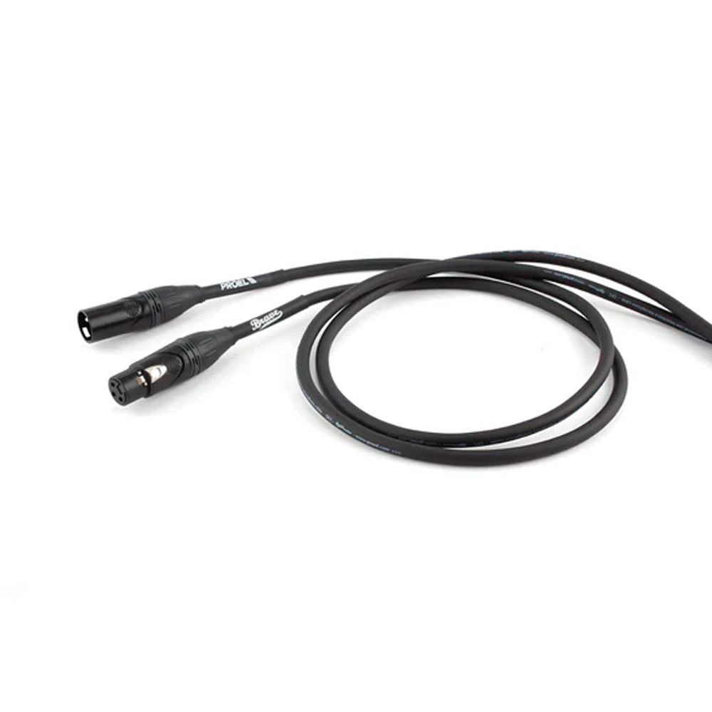CABLE MICROFONO 6M PROEL BRV250LU6BK