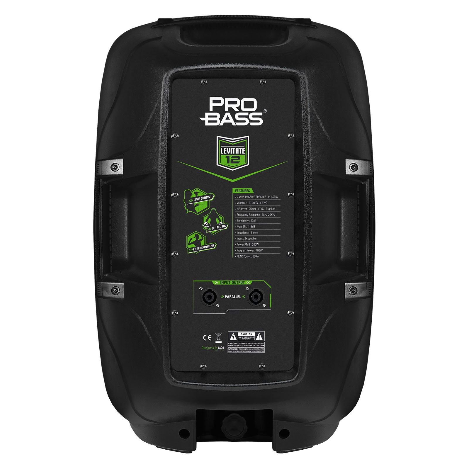 CAJA PASIVA PROBASS LEVITATE 12