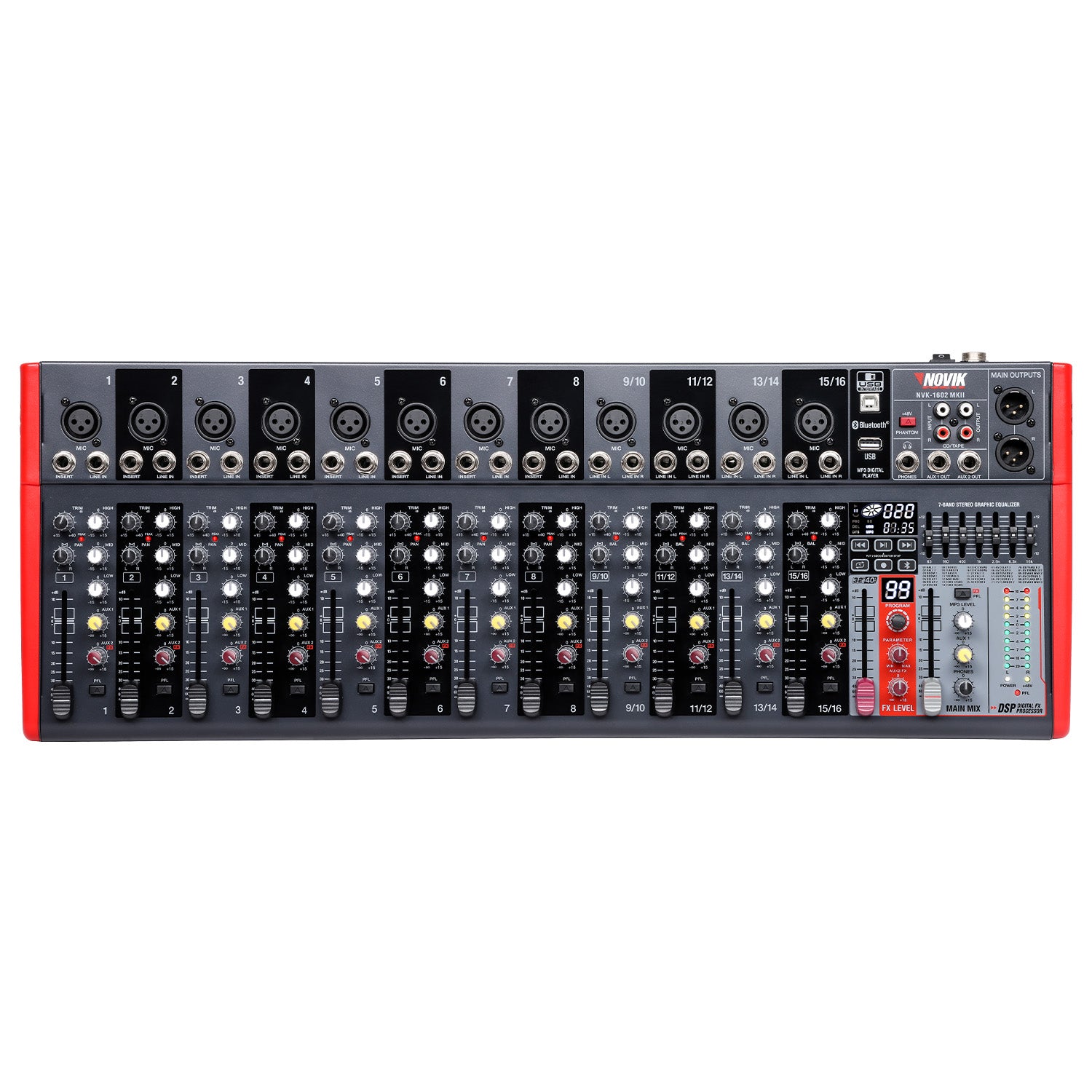 CONSOLA ANALOGA NOVIK NVK 1602 MKII