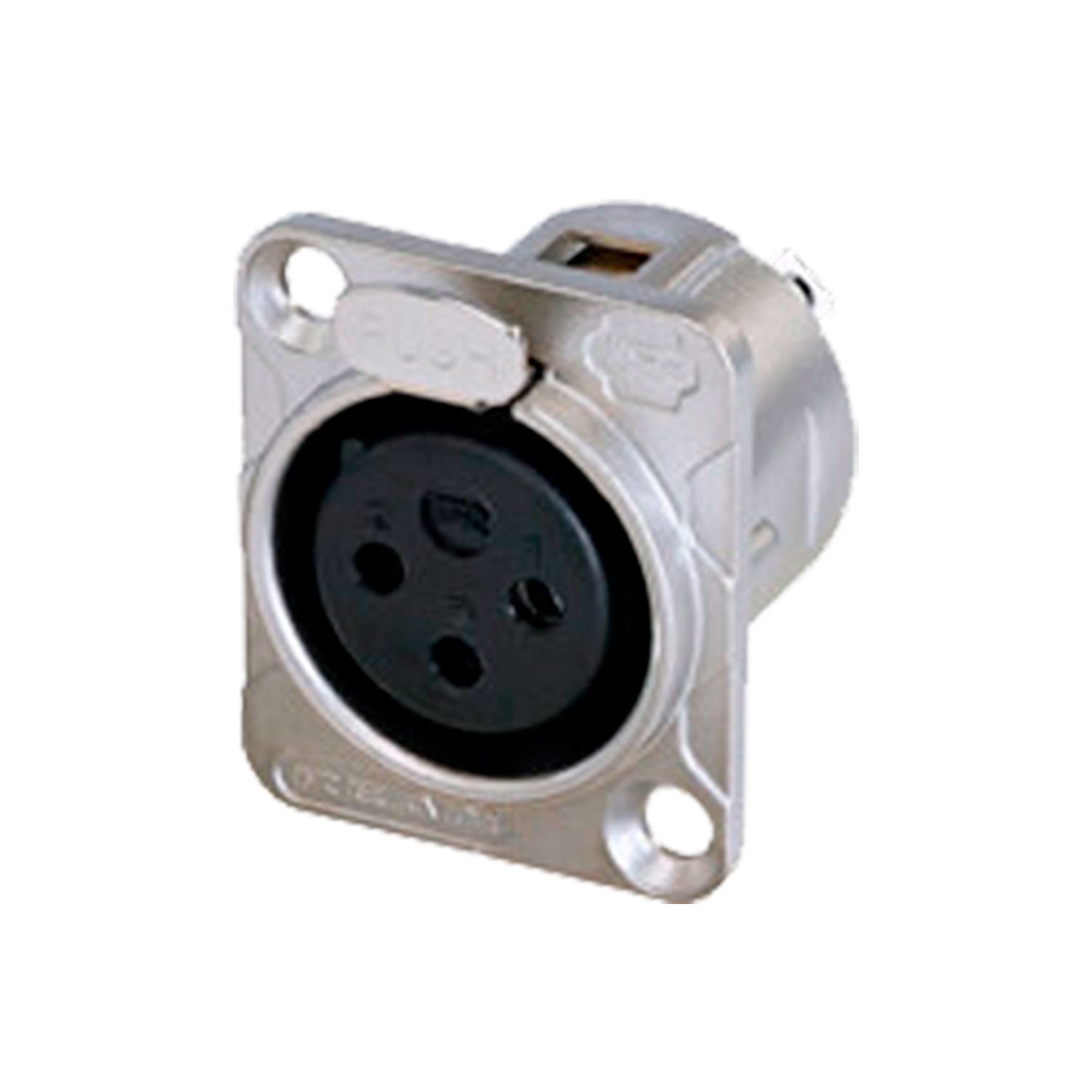 CONECTOR XLR HEMBRA PANEL 3 PINES REAN RC3FDL