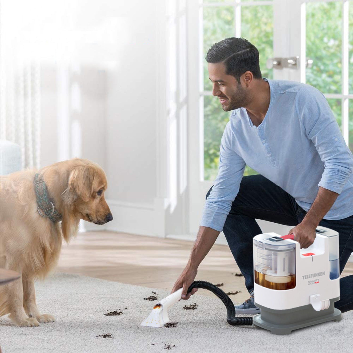 ASPIRADORA LIMPIA TAPIZ TELEFUNKEN SMART WASH 700
