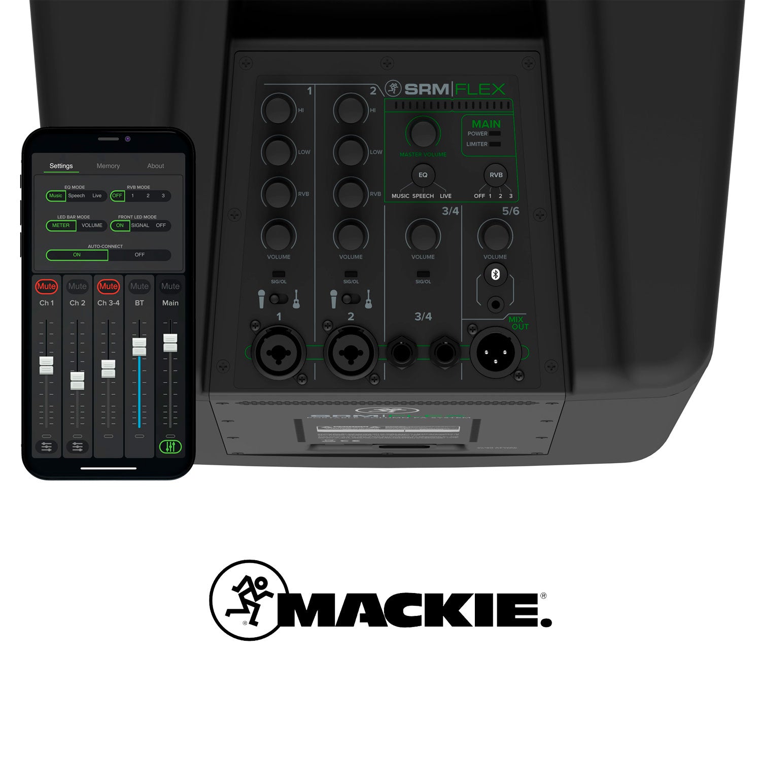 SISTEMA LINE ARRAY PORTATIL MACKIE SRM-FLEX
