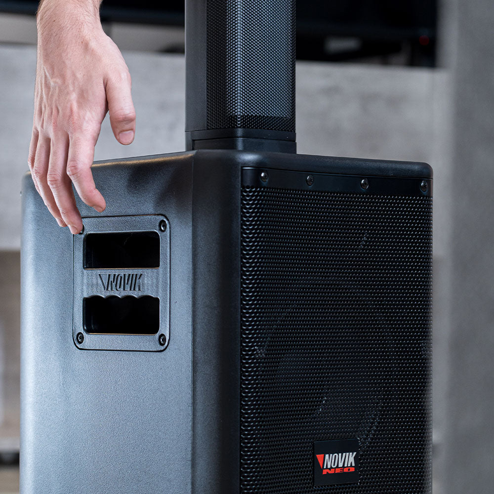 SISTEMA DE SONIDO PORTATIL CON BATERIA NOVIK STAGE 8 PRO