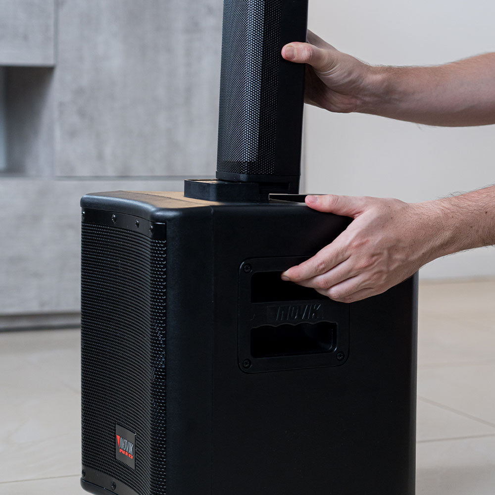 SISTEMA DE SONIDO PORTATIL CON BATERIA NOVIK STAGE 8 PRO